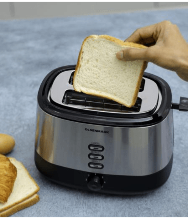 2 Slice Bread Toaster SS/870w 1X6