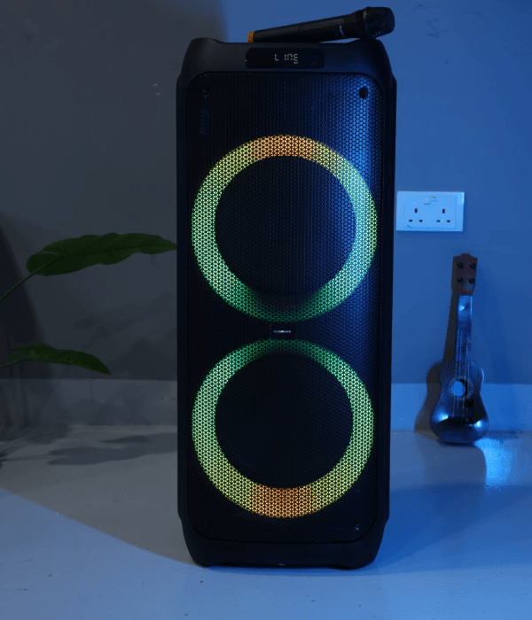 12"Rech Speakr Bt/Ligt/Fm/Usb/Tf/Mic 1x1