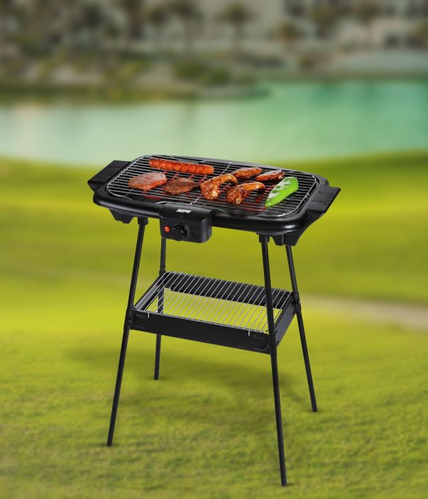 Elec Barbq Grill/AutoTherm/Watrprf1X4