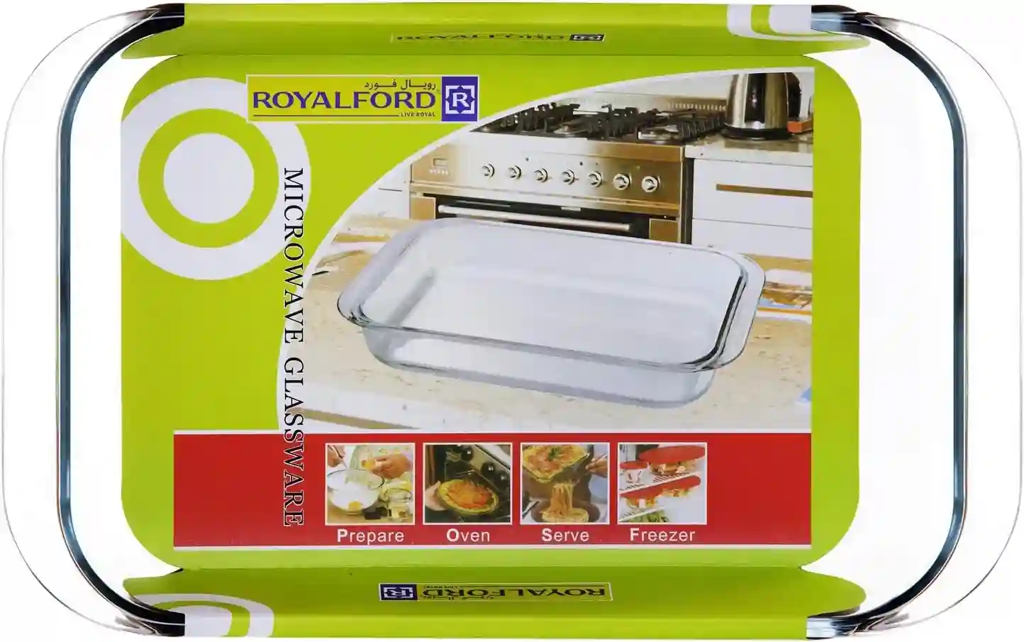 Royalford 3 Litre Glass Baking Dish