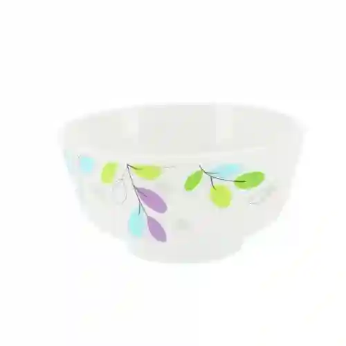 Royalford RF7264 4.1-inch Melamine Bowl - White & Green