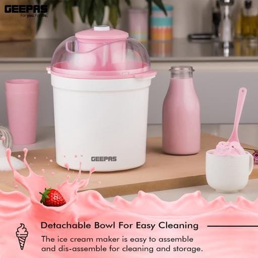 Ice Cream Maker/1.5Qt/Aluminum Bowl 1x4