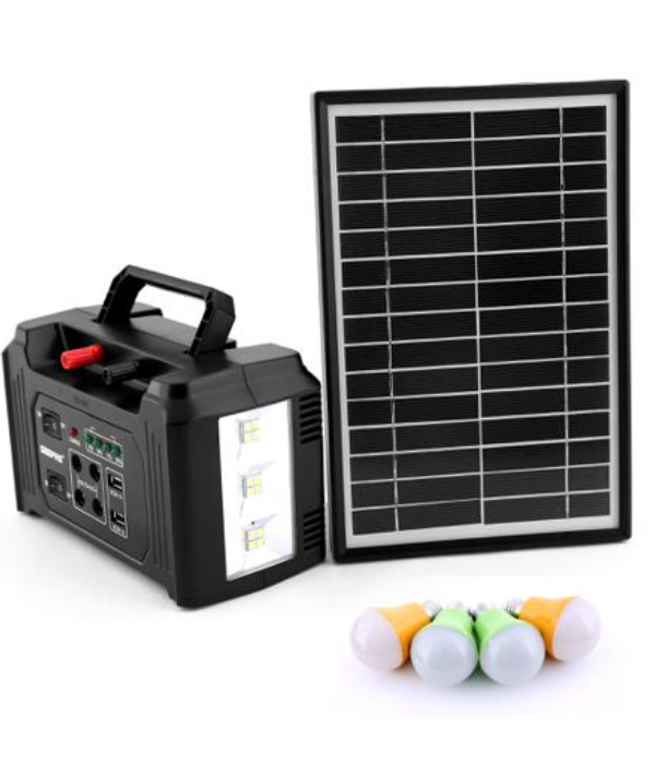 Rech PowerCaster/4Led Bulb/Solar Panl1x4