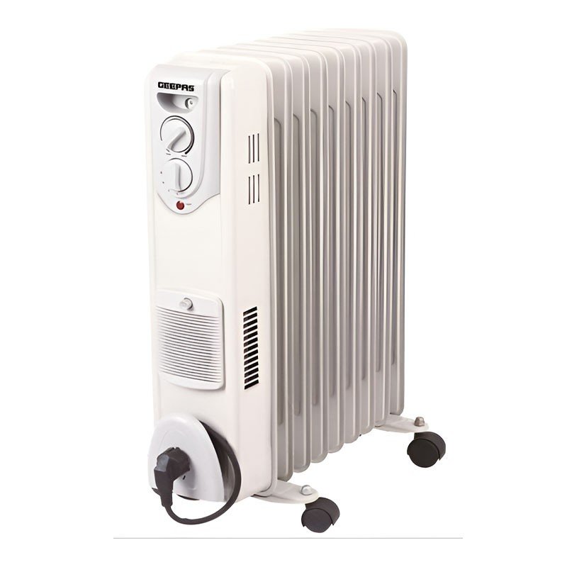 9 Fin Oil Heater With Fan 1x1