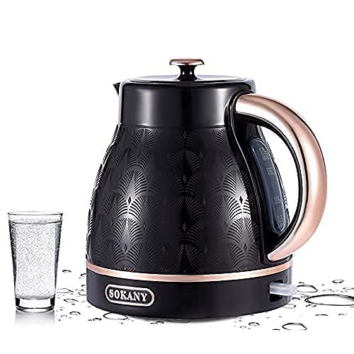 DOUBLE WALL ELECTRIC KETTLE WITH SEAMLESS INSIDE 1.7L-2200W