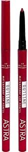 Astra Outline Watreproof Lip Pencil - Shade - Vivid Rust
