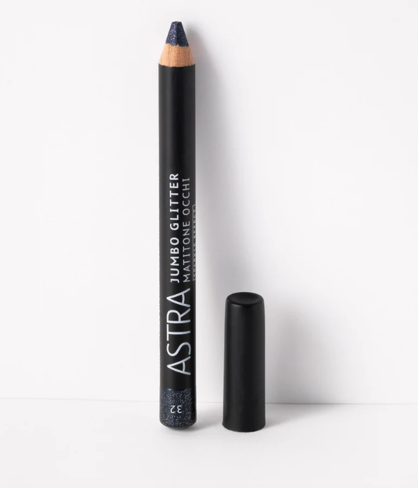 Astra Jumbo Glitter Eye Pencil - Shade - Blue Sheen
