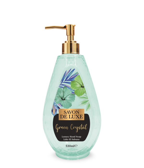 Savon De Luxe 530 Ml Luxury Hand Wash -  Green Crystal