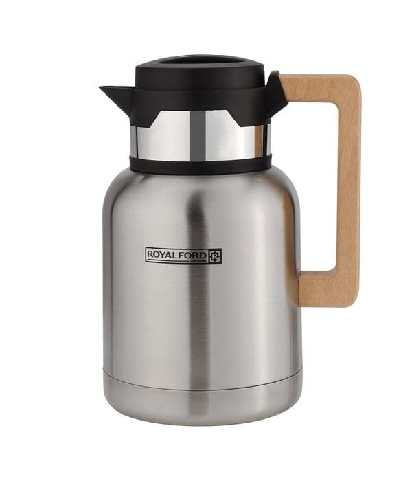1.0L SS Vaccum Flask /Wooden Handle1x12