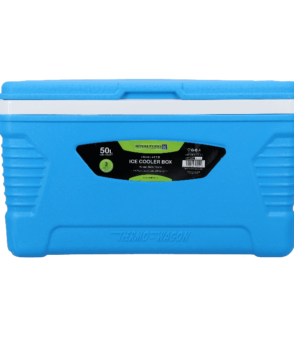 50L Insulated Ice Cooler Box/Red&Blue1X1