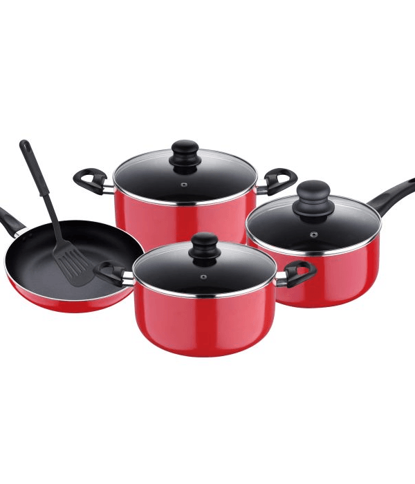 8 Pcs Non Stick Cookware Set 1X2