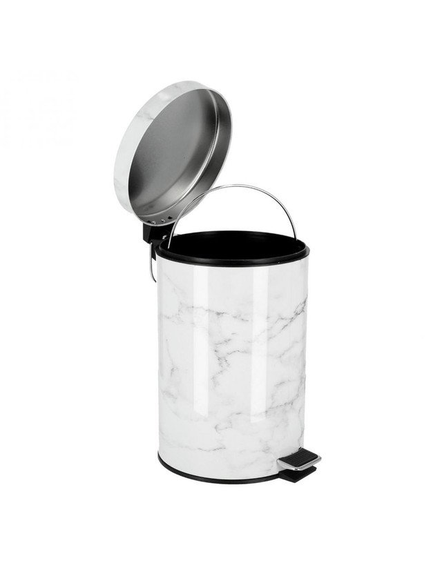 12Ltr Marble Design Dust Bin 1X4