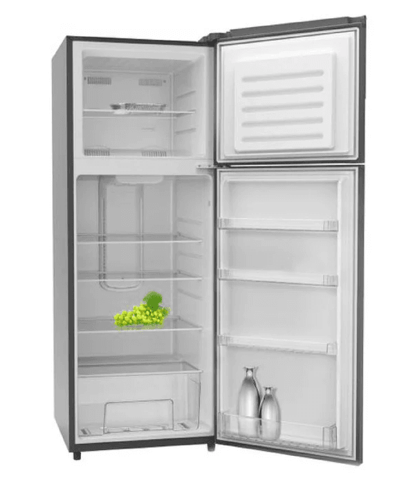 White Westinghouse Refrigerator 400ltrs, 3 tempered glass shelf, inox, lock and key (595*695*1730)