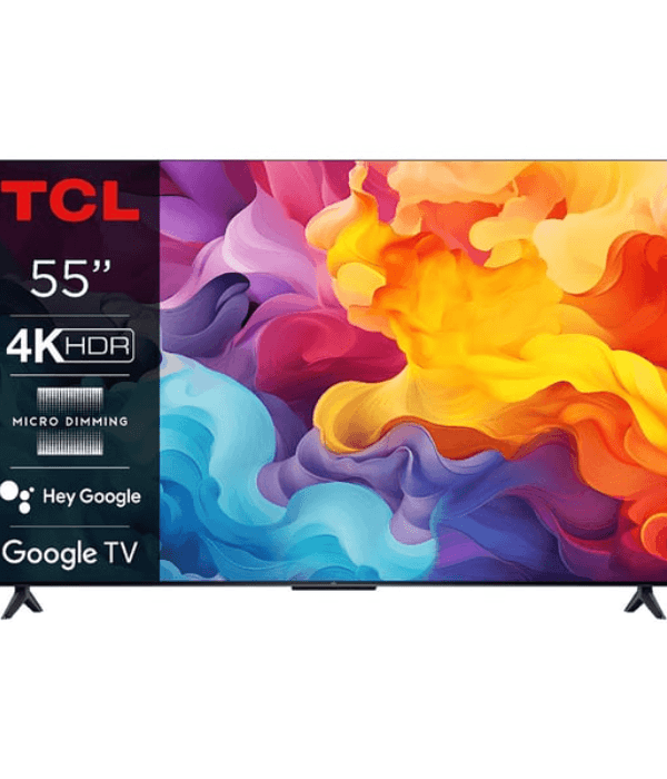TCL 55" UHD GOOGLE TV HDR LED /(3840x2160p) RESOLUTION/ DIRECT LED AND FAR FIELD VOICE 2.0/ MEMC/DOLBY VISION ATMOS/CERTIFIED APPS/ /3HDMI/1COMPONENT/1PC/USB  //AV OUT,/LAN