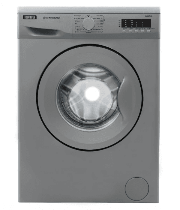 IGNIS 8 KG FRONT LOAD WASHER SILVER COLOR 1200RPM, 15WASH PRGRM ENERGY CLASS A+++ / MADE TURKEY