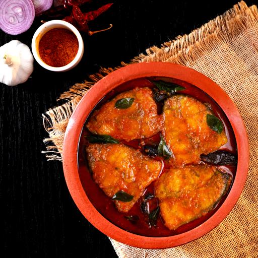 Traditnl Cokwr Fishcury PotFlat25cm1x12