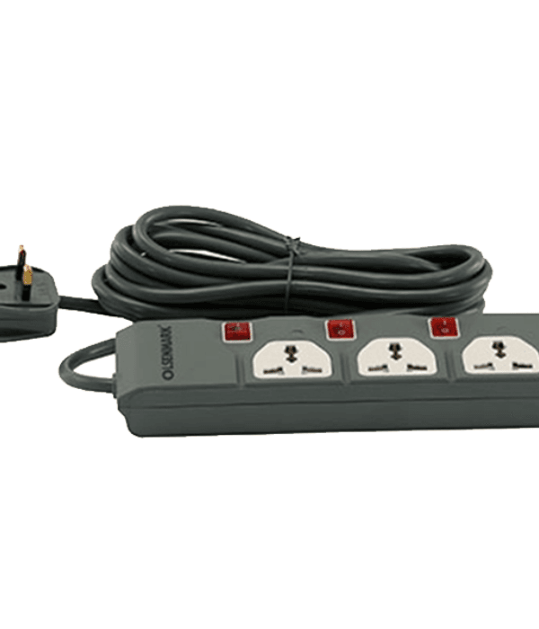 3 Way Extension Socket/4 M1X24