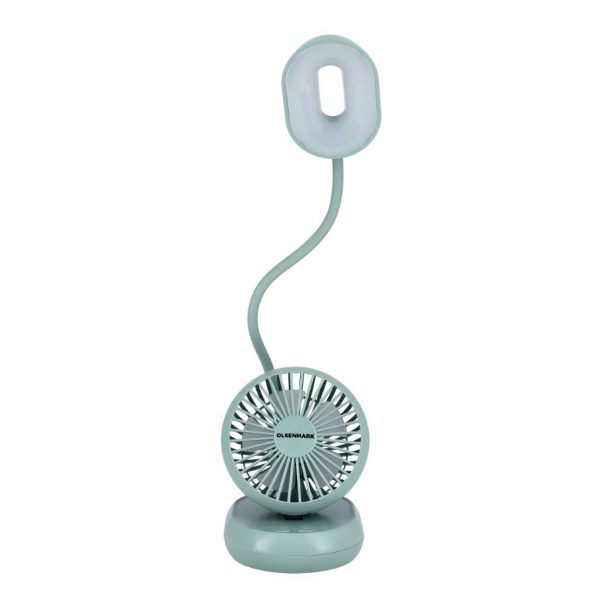 2in1 Flexible Led Desklamp+Fan 1x30