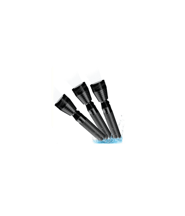 3In1 WaterProof Rech Led Flash Ligt 1x15