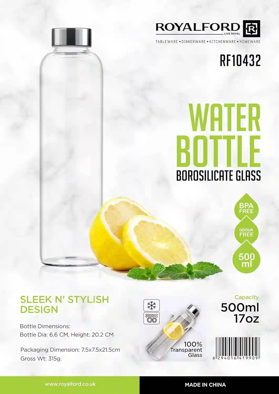 Royalford Water Bottle