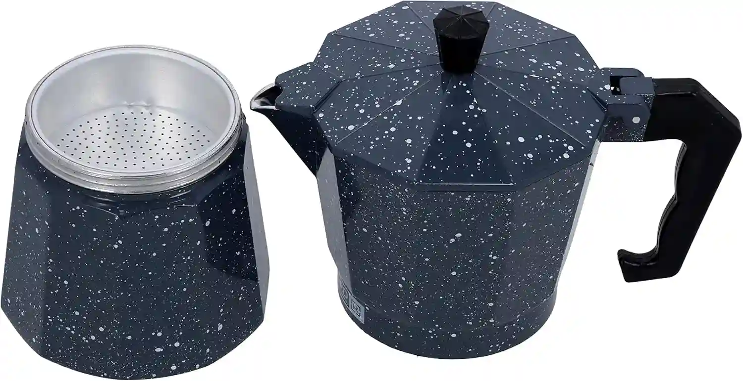 Aluminum coffee maker in 9 Cup1x12