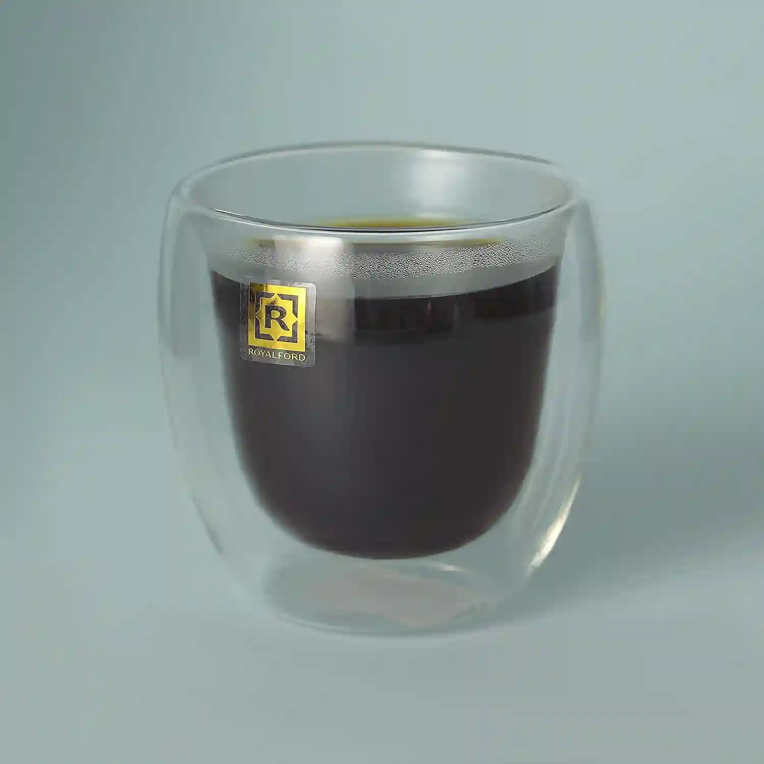 Royalford Brs 2Pc Double Walled Glasses