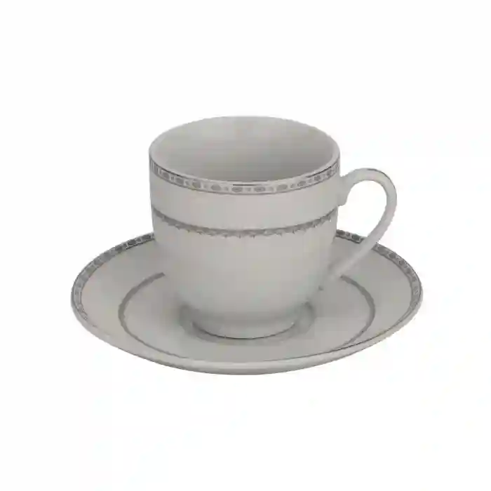 12Pc Tea Cup and Saucer Set1X10