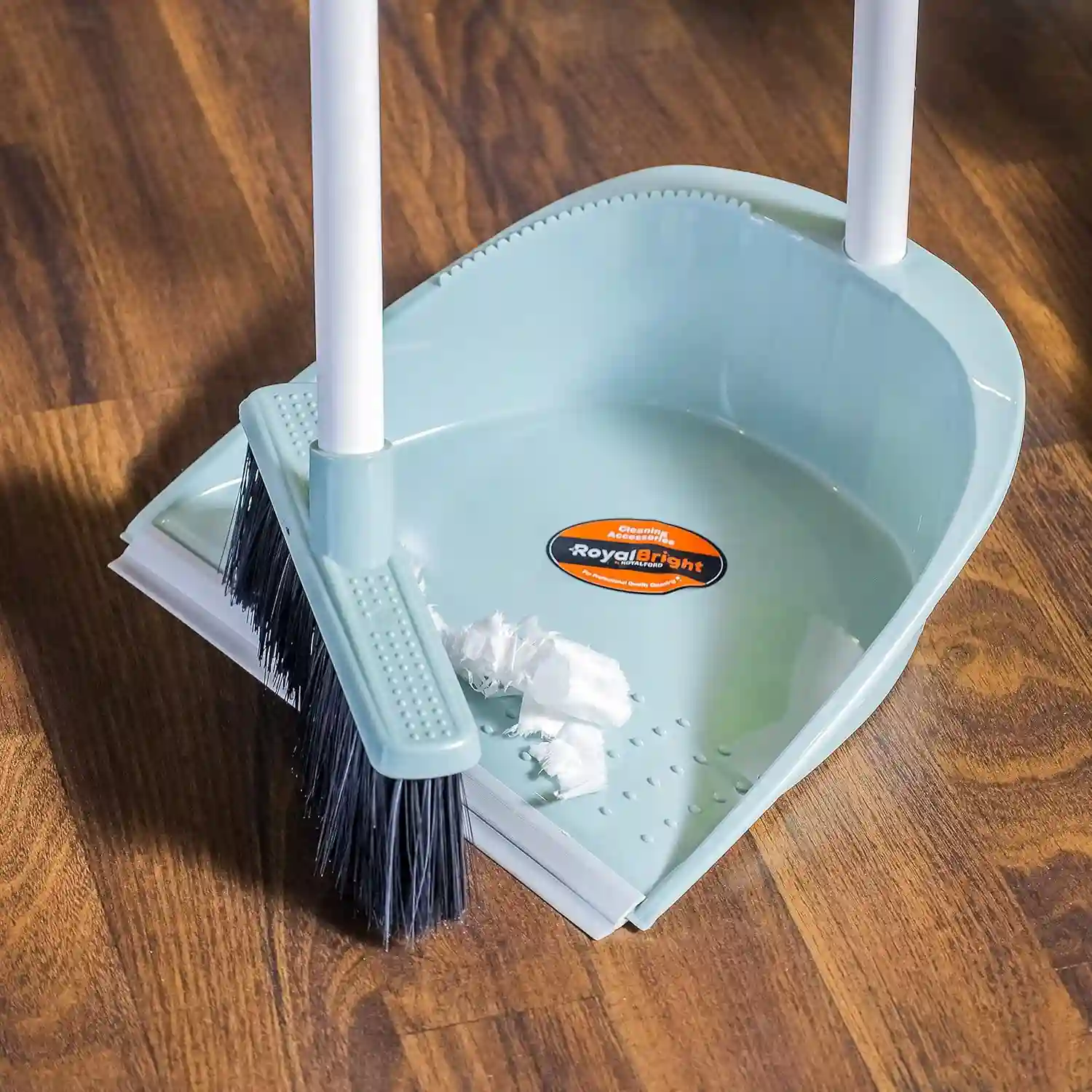 Royalford Handle Dustpan with Brush