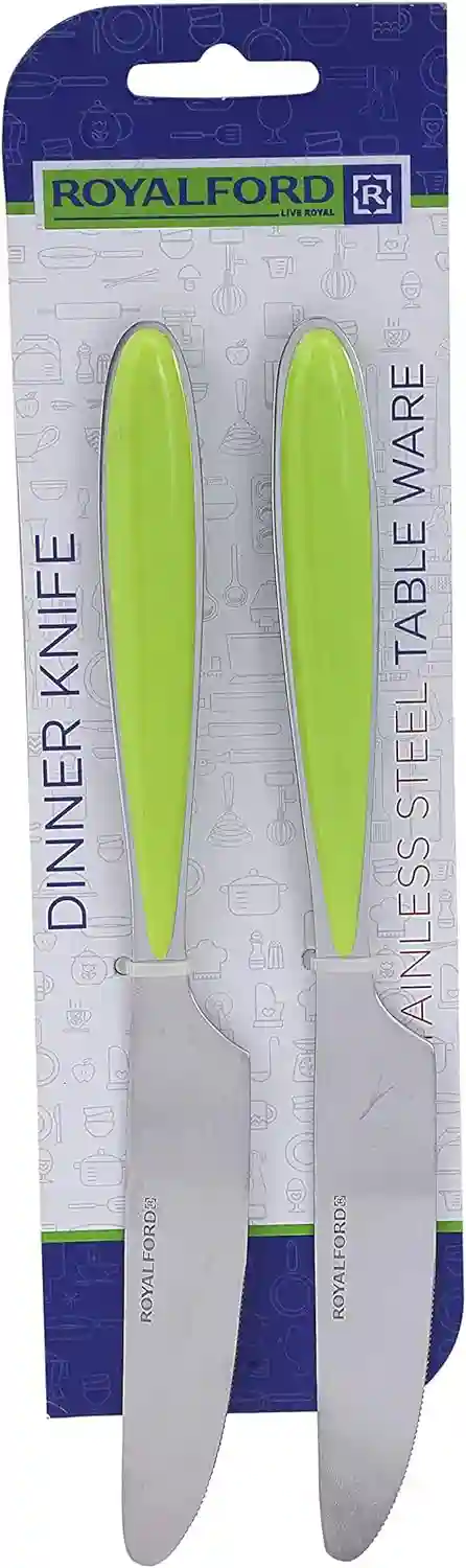 Royalford 2 Pieces Stainless Steel Dinner Knife