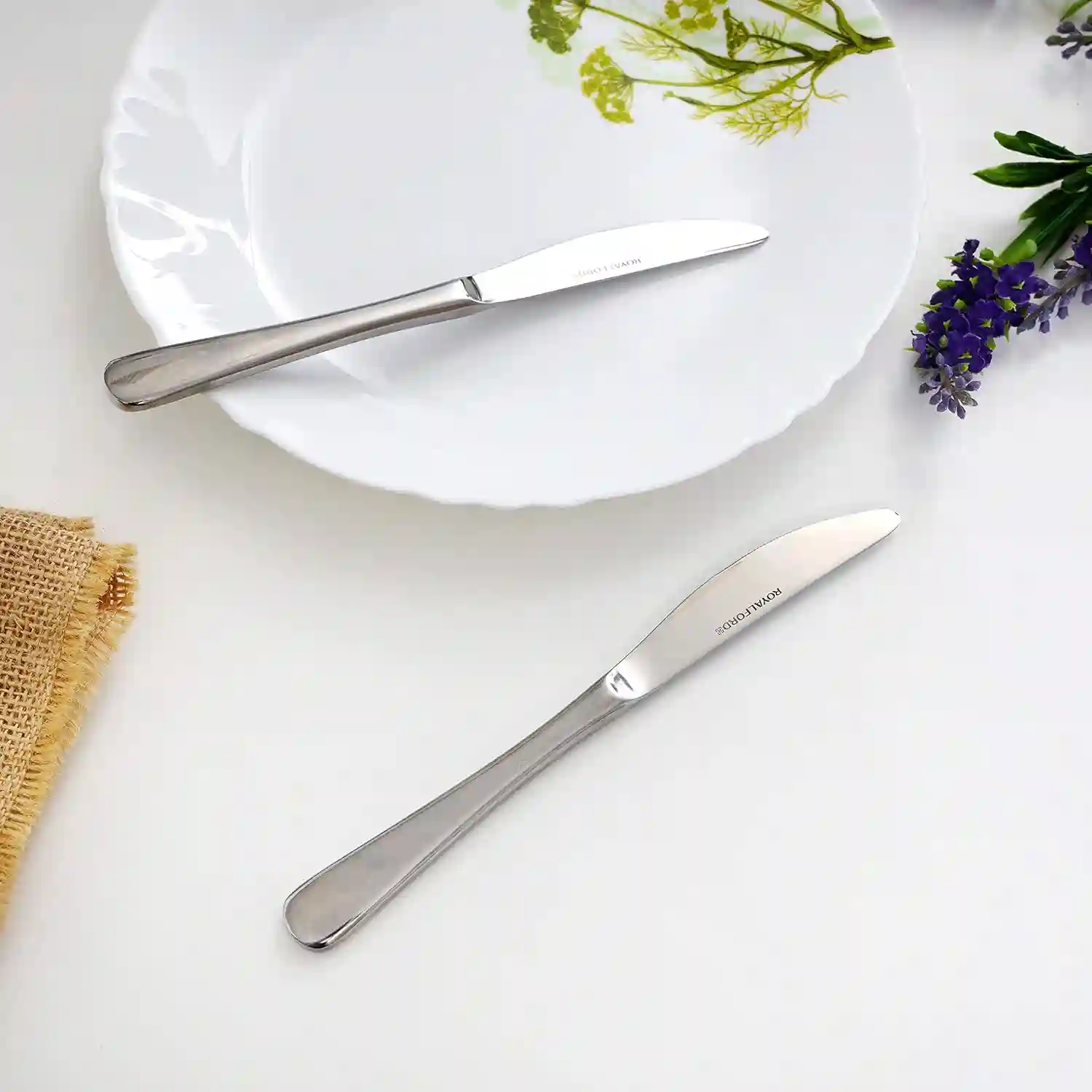 Royalford 2 Pcs Table Knife