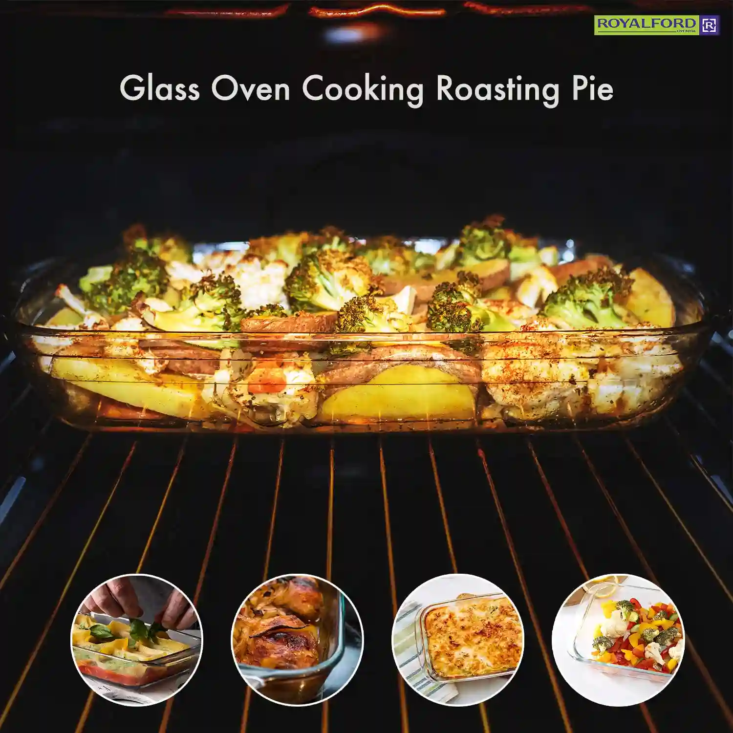 Royalford Casserole Baking Dish