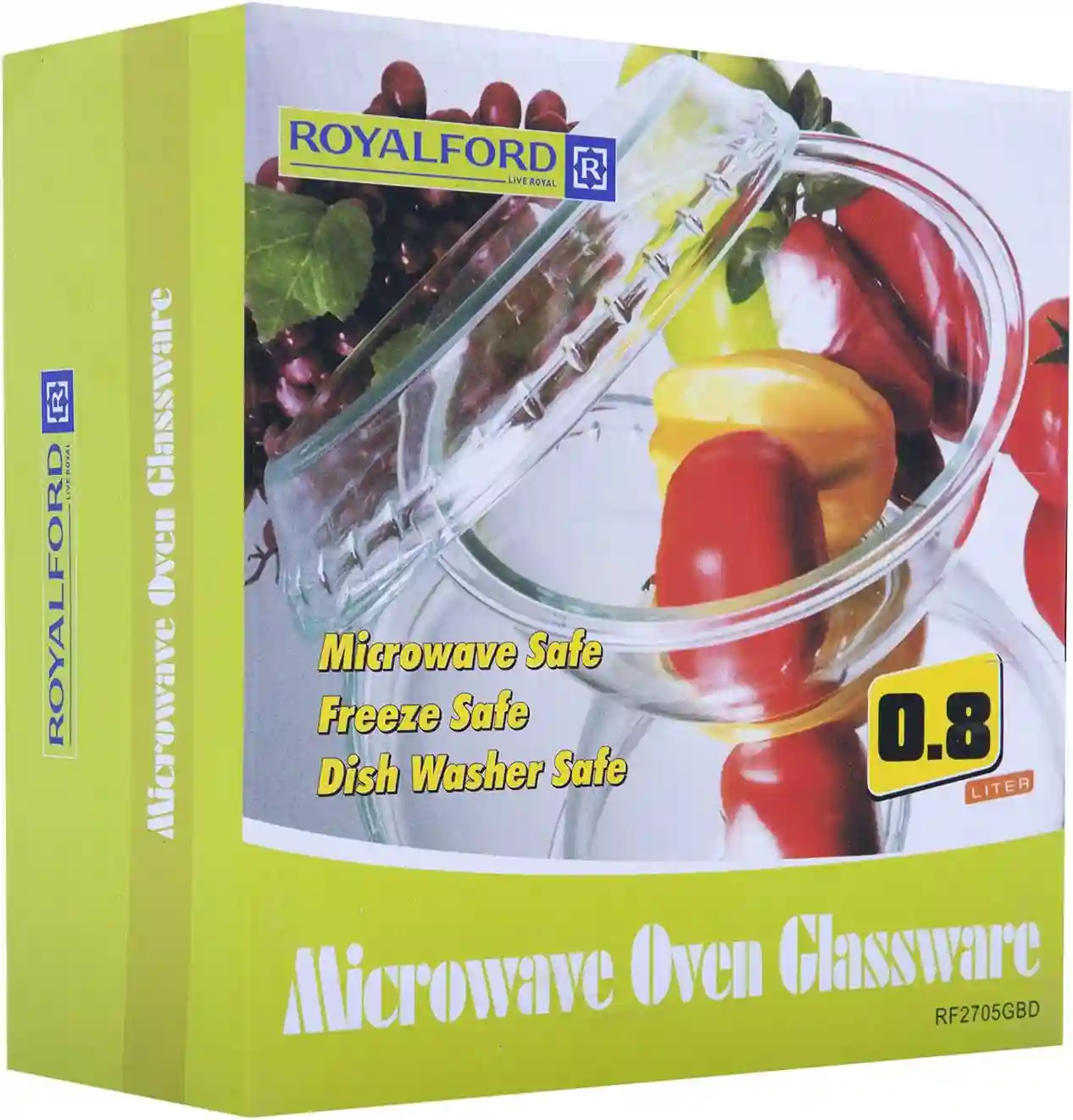 Royalford Glass Bowl 800ML