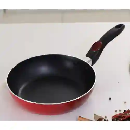 Royalford 26cm Deep Fry Pan - Maroon