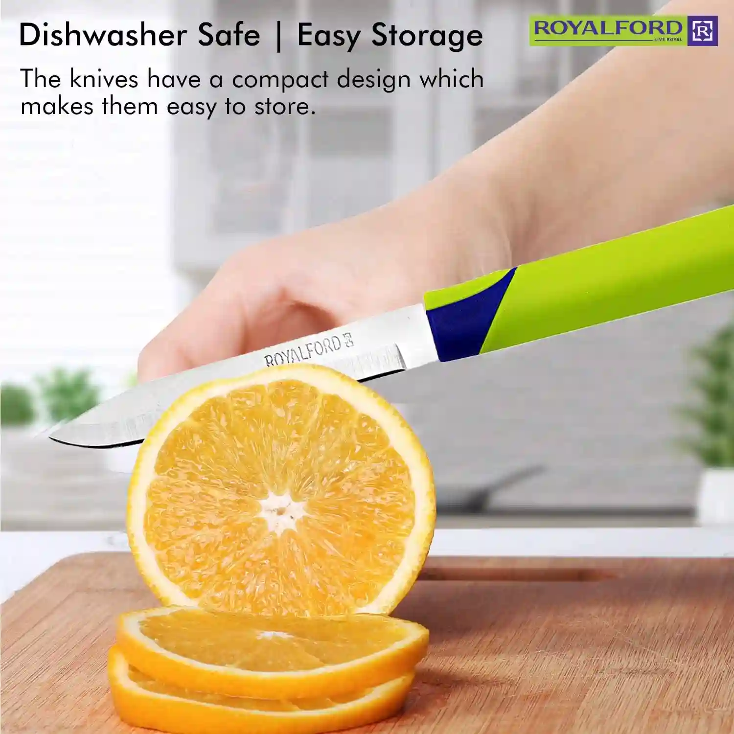 Royalford Stainless Steel Fruit Knife Set (12 pcs)