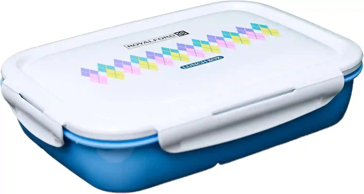 Royalford White Air Tight Lunch Box