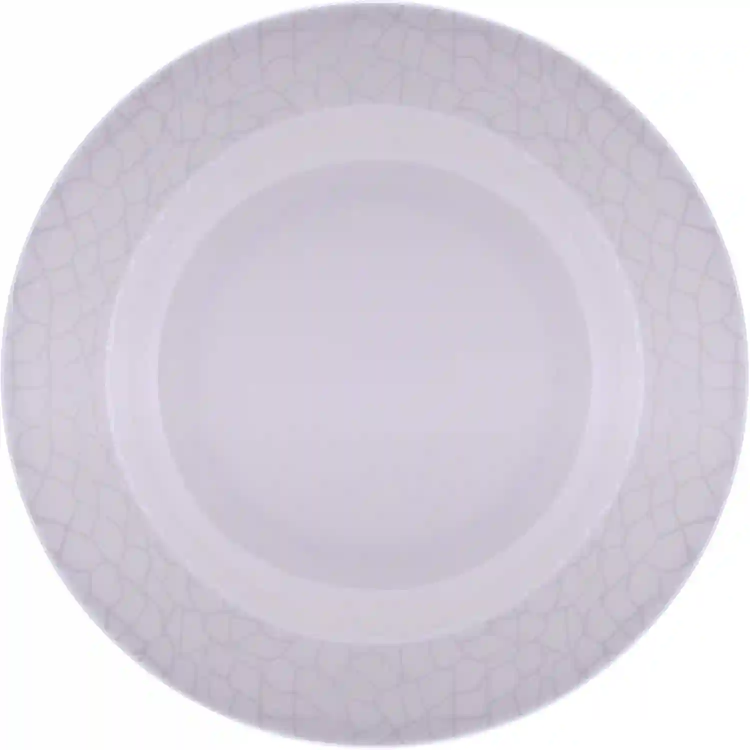 Royalford 10" Melamine White Pearl Dinner Plate