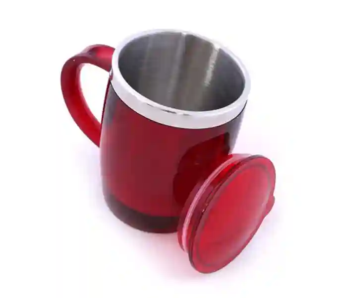 Royalford 14 oz Stainless Steel Travel Mug - Red