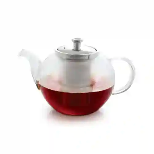 Royalford 650 Ml Glass Tea Pot With Stainless Steel Strainer