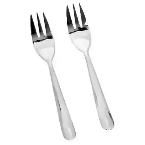 RoyalFord Stainless Steel Cake Fork Set, 2 Pcs
