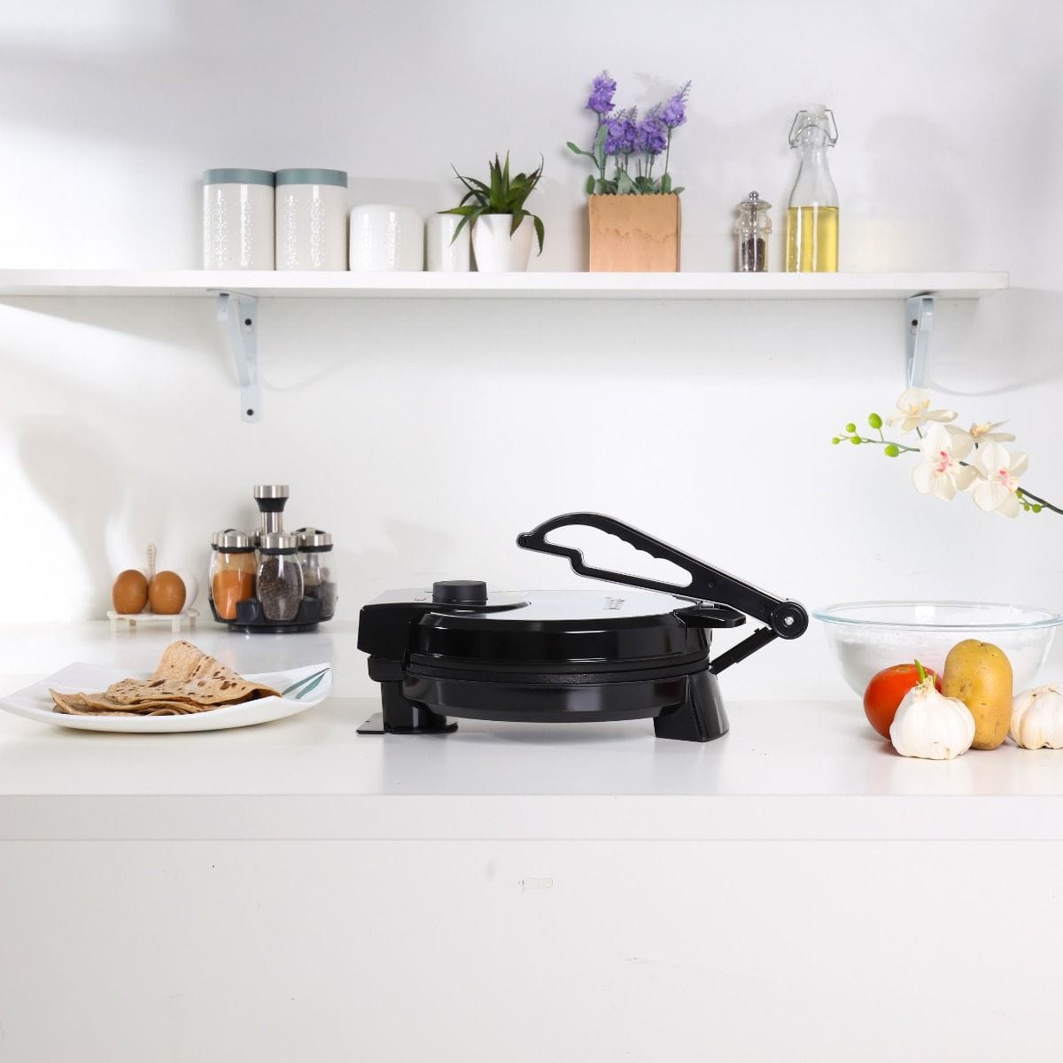 Chapathi Maker/10"Surface/NsCkng Plte1x4