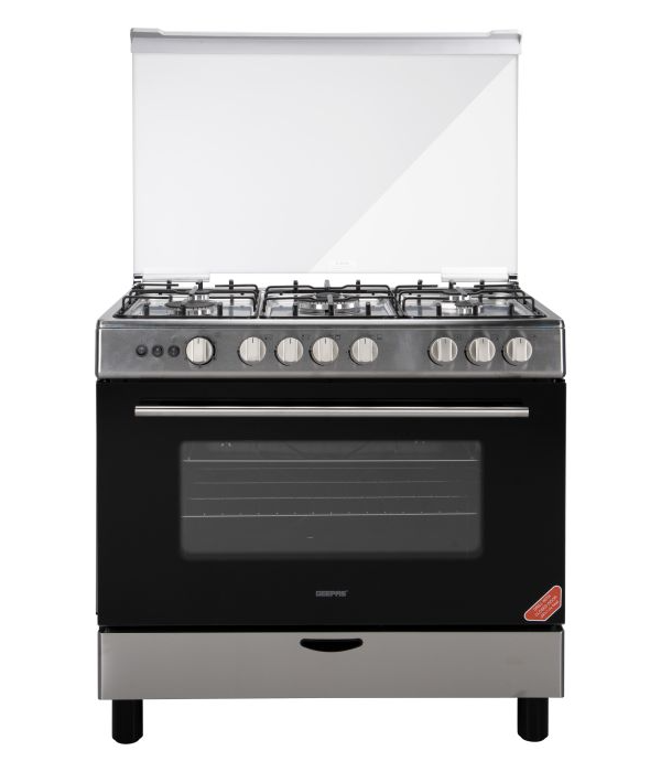 90x60 5 Burner Cooking Range/SS/Grill1x1