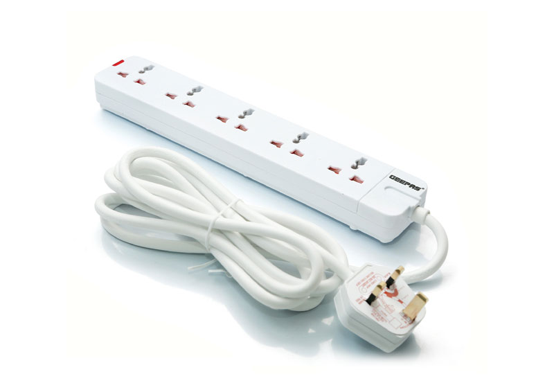 5Way Extension Socket/3M/13A 1X24