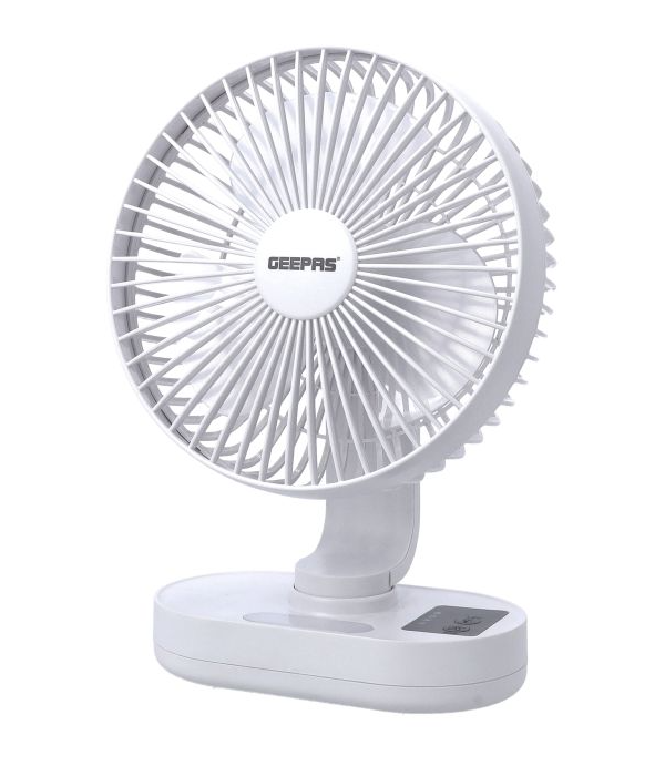8" Rech Fan +Led Light/Usb/9 HrsWrk 1x20