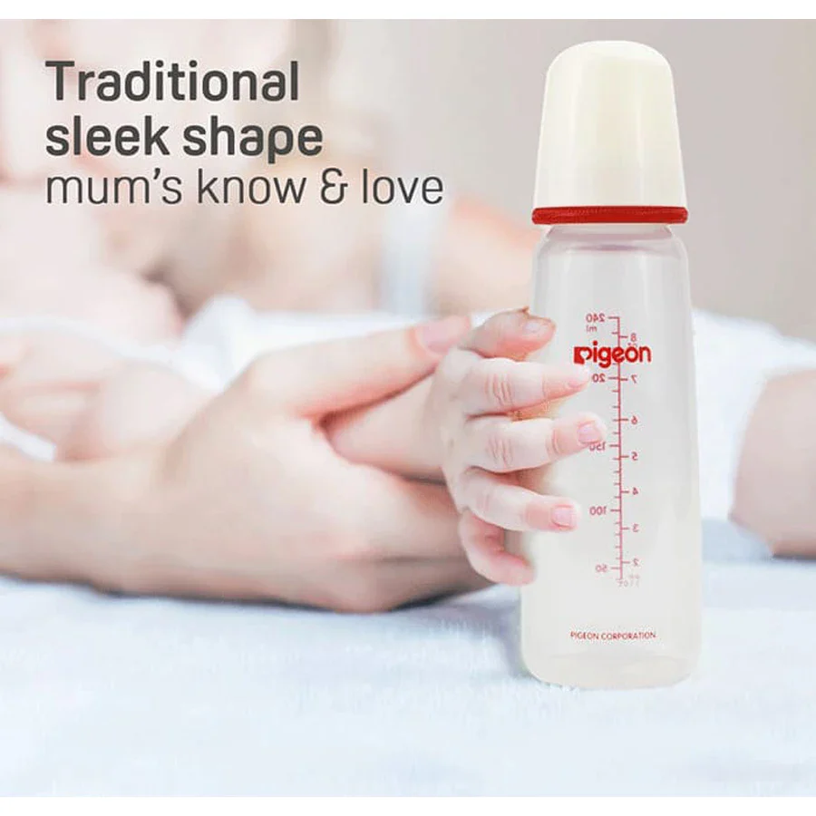 PLASTIC BOTTLE SN WHITE 240 ML