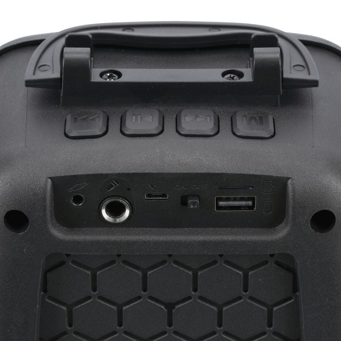 Rech Port Spkr/Usb/Fm/Bt/Mic/Aux/Led1x40