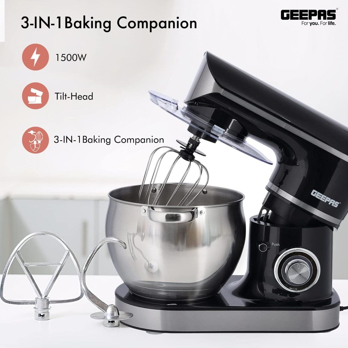StandMixr/8.5L/S/SBowl/6Spdctrl/1500W1x2