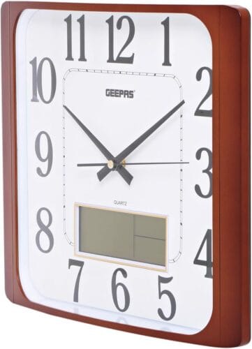Wall Clock/Taiwan Movmnt/Lcd Display1x12