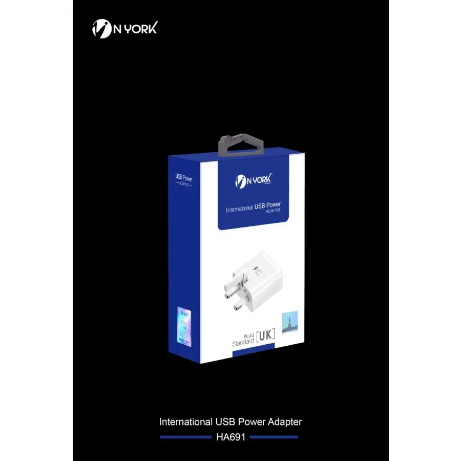 NYORK | International USB Power Adapter | HA 691