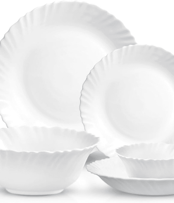 18Pc Opalware Dinner Set-Round 1X2
