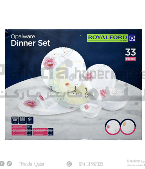 33Pc O/W Dinner Set 1X1